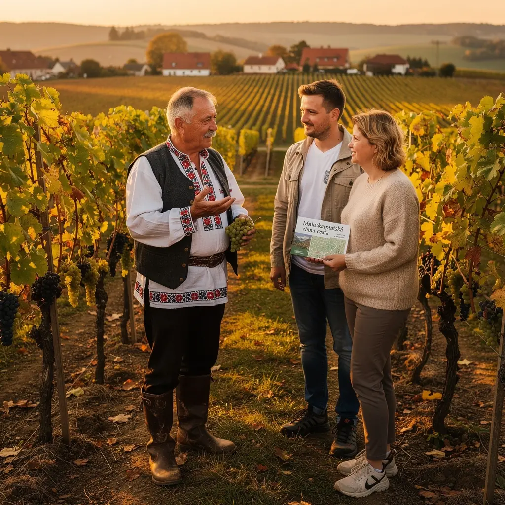 A vibrant market scene in Bratislava featuring local crafts and delicious Slovak delicacies on display.